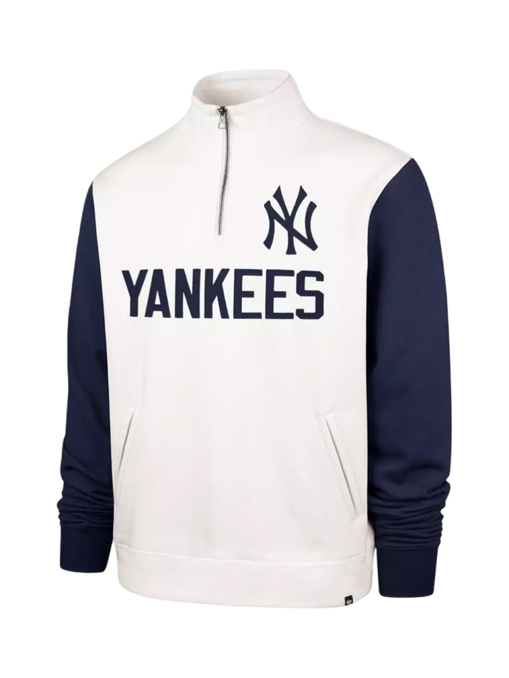 '47 Men's New York Yankees Winning Streak 1/4 Zip Fleece Sweatshirt NWT Size XL - Picture 3 of 7